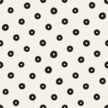 Vektör sorunsuz sunburst şekiller serbest desen. Arka plan yuvarlak fırça darbeleriyle. Elle çizilmiş doku