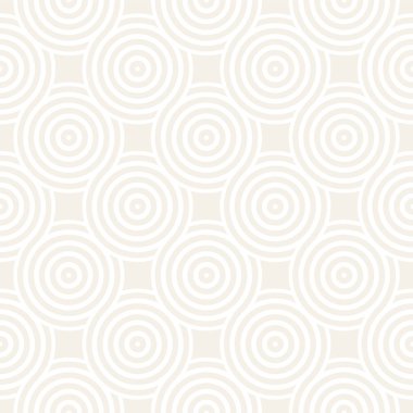 Vektör kesintisiz geometrik desen çizgiler ile daireler oluşur. Modern şık yuvarlanmış çizgiler doku. Yinelenen arka plan