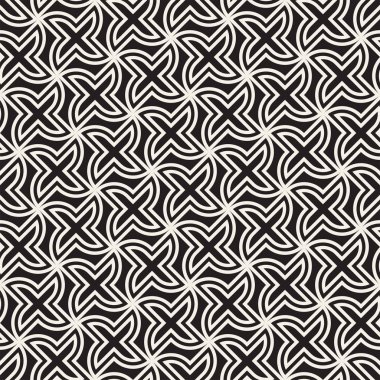 Vektör sorunsuz çapraz döşeme deseni. Modern şık geometrik doku. Yinelenen mozaik arka plan