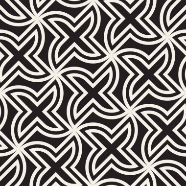Vektör sorunsuz çapraz döşeme deseni. Modern şık geometrik doku. Yinelenen mozaik arka plan
