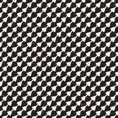 Elle çizilmiş stil etnik seamless modeli. Soyut geometrik döşeme arka plan siyah ve beyaz. Vektör Serbest doodle doku.