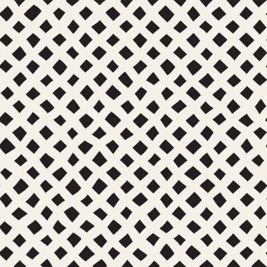 El ile Seamless Modeli dalgalar çizilmiş. Arka plan dalgalı fırça darbeleriyle. Siyah ve beyaz serbest doku hatları.