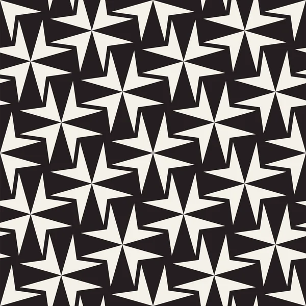 Sorunsuz siyah ve beyaz kafes desen çapraz. Soyut geometrik döşeme mozaiği. Şık arka plan tasarım