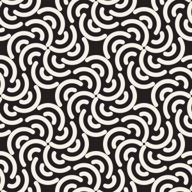 Soyut geometrik desen çizgili satırlar. Sorunsuz vektör ackground. Siyah ve beyaz kafes doku.