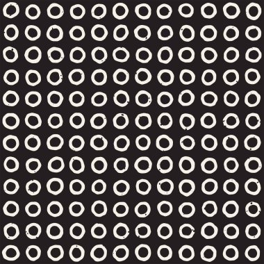 Elle çizilmiş stil etnik seamless modeli. Soyut geometrik döşeme arka plan siyah ve beyaz. Vektör Serbest doodle doku.