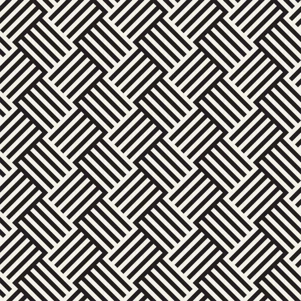 Soyut geometrik desen çizgili satırlar. Sorunsuz vektör ackground. Siyah ve beyaz kafes doku.