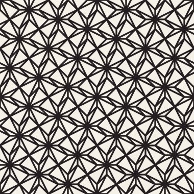Vektör sorunsuz çapraz döşeme deseni. Modern şık geometrik kafes doku. Yinelenen Mozaik şekiller arka plan soyut