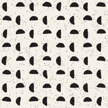 Elle çizilmiş stil etnik seamless modeli. Soyut geometrik döşeme arka plan siyah ve beyaz. Vektör Serbest doodle doku.