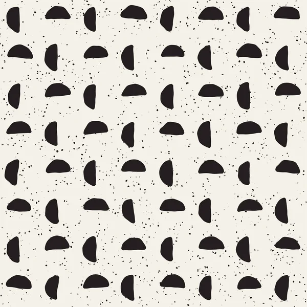 Elle çizilmiş stil etnik seamless modeli. Soyut geometrik döşeme arka plan siyah ve beyaz. Vektör Serbest doodle doku.