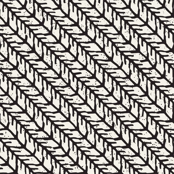 Elle çizilmiş stil seamless modeli. Soyut geometrik döşeme arka plan siyah ve beyaz. Vektör doodle hat kafes