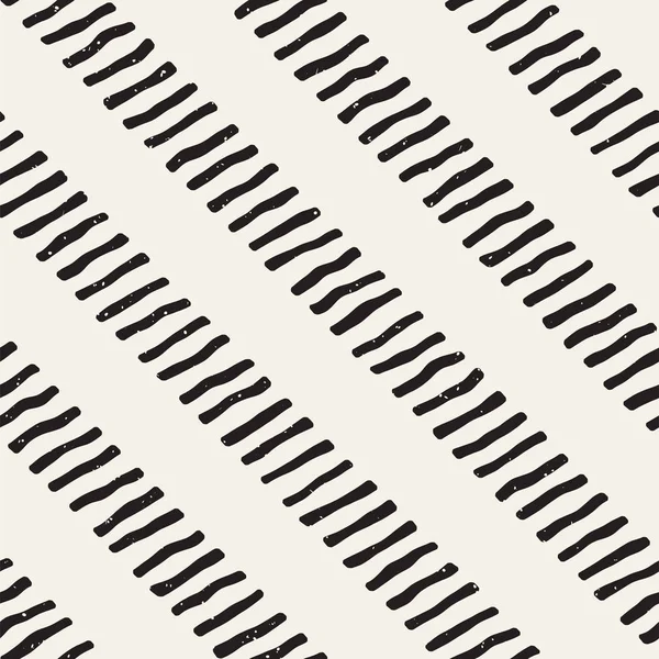 Elle çizilmiş stil seamless modeli. Soyut geometrik döşeme arka plan siyah ve beyaz. Vektör doodle hat kafes