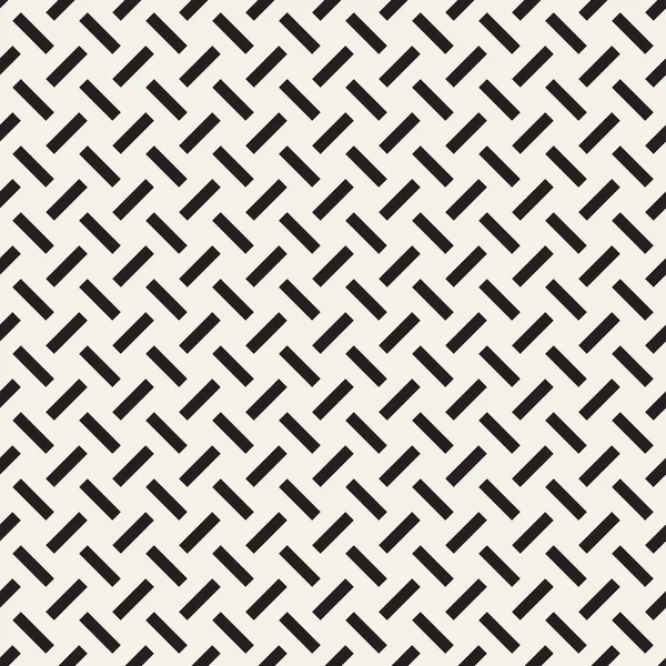 Vektör kesintisiz geometrik desen çapraz tarama. Grafik veya arka plan geçti. Damalı motif. Crosshatched hatlarının kesintisiz siyah beyaz doku. Kafes basit kumaş baskı.