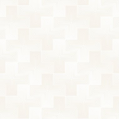 Vektör sorunsuz çapraz döşeme deseni. Modern şık geometrik doku. Yinelenen mozaik arka plan