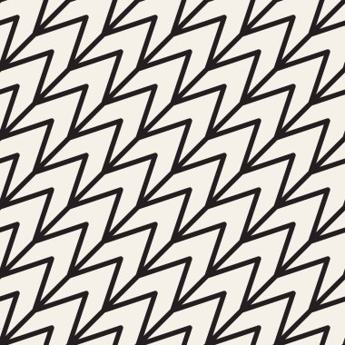 Soyut geometrik desen çizgili satırlar. Sorunsuz vektör ackground. Siyah ve beyaz kafes doku.