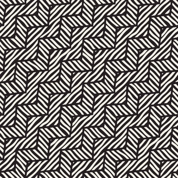 Vektör sorunsuz elle çizilmiş desen. Zigzag ve şerit kaba hatları. Aşiret tasarım arka plan. Etnik doodle doku.