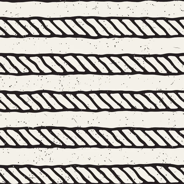 Elle çizilmiş stil seamless modeli. Soyut geometrik döşeme arka plan siyah ve beyaz. Vektör doodle hat kafes