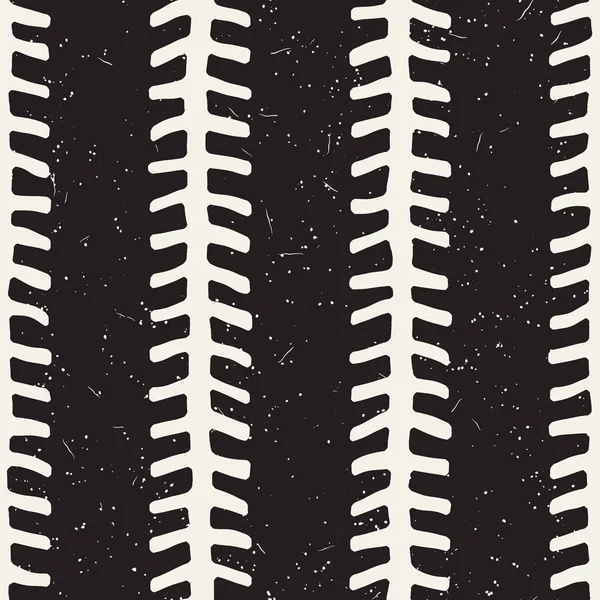 Elle çizilmiş stil seamless modeli. Soyut geometrik döşeme arka plan siyah ve beyaz. Vektör doodle hat kafes