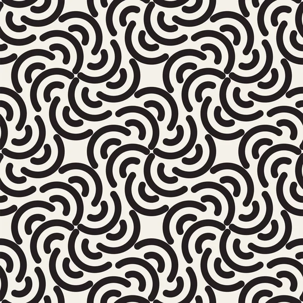 Soyut geometrik desen çizgili satırlar. Sorunsuz vektör arka plan. Siyah ve beyaz kafes doku.