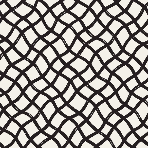 Elle çizilmiş seamless modeli. Mürekkep doodle grunge kılavuz allover desenle. Serbest çizim tartan ile grafik arka plan.