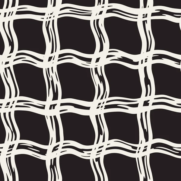 Elle çizilmiş seamless modeli. Mürekkep doodle grunge kılavuz allover desenle. Serbest çizim tartan ile grafik arka plan.