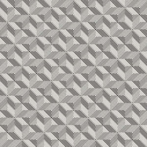 Patrón de baldosas cruzadas sin costura vectorial. Moderna textura de celosía geométrica elegante. Repetir mosaico formas fondo abstracto — Vector de stock