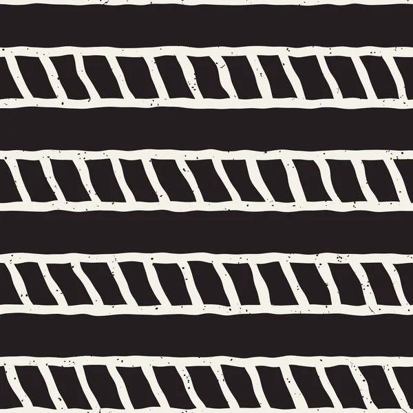 El ile Dikişsiz desen fırça darbeleriyle çizilmiş. Doodle grunge illüstrasyon mürekkep. Geometrik vektör desen.