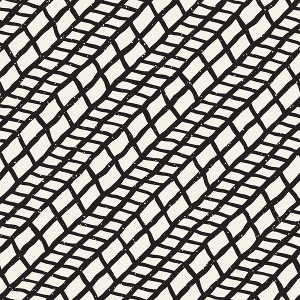 Patrón sin costuras con pinceladas dibujadas a mano. Ilustración de garabatos de tinta. Patrón vectorial geométrico . — Archivo Imágenes Vectoriales
