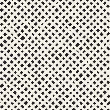 El ile Seamless Modeli dalgalar çizilmiş. Arka plan dalgalı fırça darbeleriyle. Siyah ve beyaz serbest doku hatları.