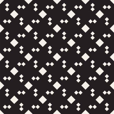 Vektör kesintisiz geometrik desen çapraz tarama. Grafik veya arka plan geçti. Damalı motif. Crosshatched hatlarının kesintisiz siyah beyaz doku. Kafes basit kumaş baskı.