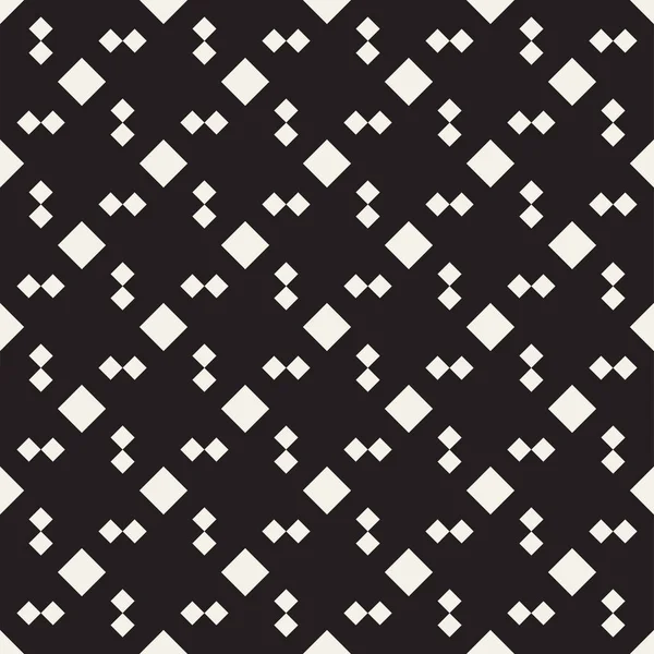 완벽 한 기하학적 패턴 벡터 그물눈 교차 그래픽 사각형 배경. 체크 무늬 모티브입니다. 크로스해칭된 라인의 원활한 흑백 텍스처입니다. 격자 간단한 직물 인쇄. — 스톡 벡터