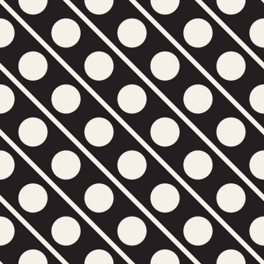 Soyut geometrik çizgiler kafes desen. Sorunsuz vektör arka plan. Siyah ve beyaz basit Yinelenen doku.