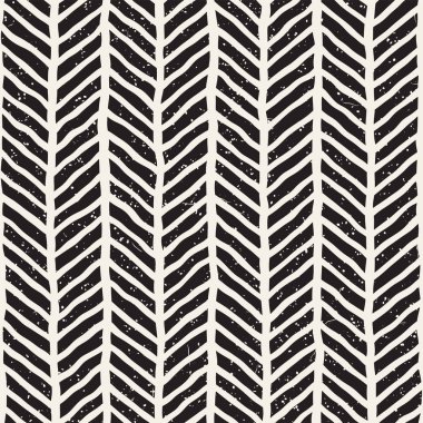 El ile Dikişsiz desen fırça darbeleriyle çizilmiş. Doodle grunge illüstrasyon mürekkep. Geometrik vektör desen.