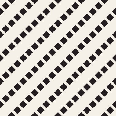 Vektör kesintisiz geometrik desen çapraz tarama. Grafik veya arka plan geçti. Damalı motif. Crosshatched hatlarının kesintisiz siyah beyaz doku. Kafes basit kumaş baskı.