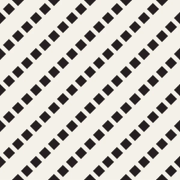 Crosshatch vector patrón geométrico sin costura. Fondo de rectángulos gráficos cruzados. Motivo a cuadros. Textura blanca y negra sin costuras de líneas entrecruzadas. Trellis simple impresión de tela . — Vector de stock