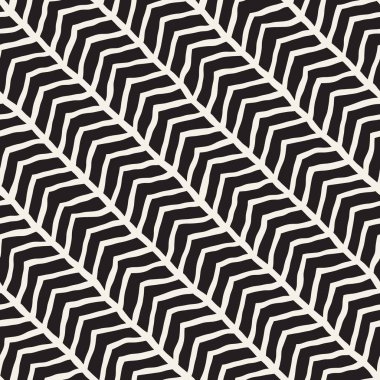 Seamless modeli el fırça darbeleri çekilmiş. Doodle grunge illüstrasyon mürekkep. Geometrik tek renkli vektör desen.