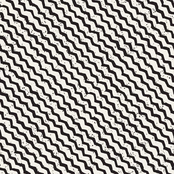 Seamless modeli el fırça darbeleri çekilmiş. Doodle grunge illüstrasyon mürekkep. Geometrik tek renkli vektör desen.