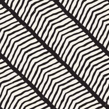 Seamless modeli el fırça darbeleri çekilmiş. Doodle grunge illüstrasyon mürekkep. Geometrik tek renkli vektör desen.