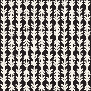 El ile Seamless Modeli hatları çizilmiş. Arka plan serbest fırça darbeleriyle. Siyah ve beyaz doku. Kağıt ambalaj için süsleme.