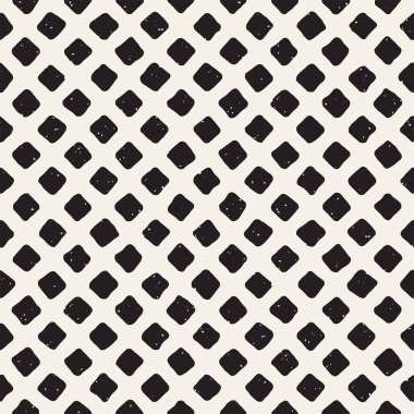 El ile Seamless Modeli hatları çizilmiş. Arka plan serbest fırça darbeleriyle. Siyah ve beyaz doku. Kağıt ambalaj için süsleme.