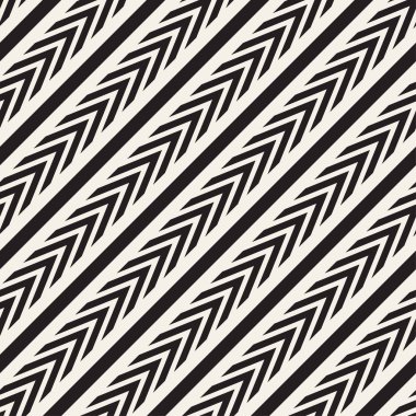Vektör sorunsuz zikzak çizgi deseni. Geometrik arka plan. Tek renkli kafes arka plan yinelenen