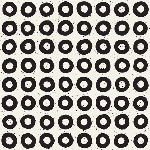 El ile Seamless Modeli hatları çizilmiş. Arka plan serbest fırça darbeleriyle. Siyah ve beyaz doku. Kağıt ambalaj için süsleme.