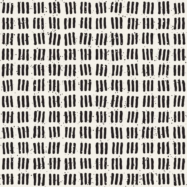 El ile Seamless Modeli hatları çizilmiş. Arka plan serbest fırça darbeleriyle. Siyah ve beyaz doku. Kağıt ambalaj için süsleme.