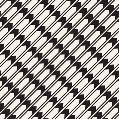 Vektör sorunsuz zikzak çizgi deseni. Geometrik arka plan. Tek renkli kafes arka plan yinelenen