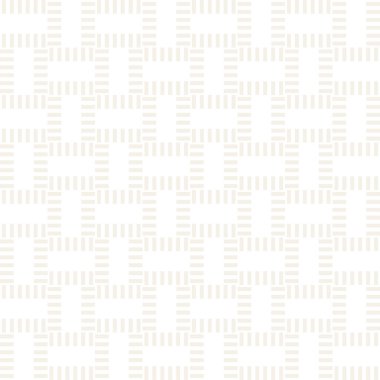 Vektör kesintisiz geometrik desen çapraz tarama. Grafik veya arka plan geçti. Sorunsuz ince doku crosshatched kalın çizgiler. Kafes basit kumaş baskı.