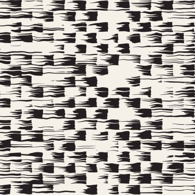 Vektör Dikişsiz desen fırça çizgileri ve vuruş. Siyah ve beyaz arka plan mürekkep elemanları ile. El doku boyalı.