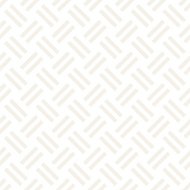 Vektör kesintisiz geometrik desen çapraz tarama. Grafik veya arka plan geçti. Sorunsuz ince doku crosshatched kalın çizgiler. Kafes basit kumaş baskı.