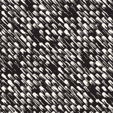 Vektör Dikişsiz desen fırça çizgileri ve vuruş. Siyah ve beyaz arka plan mürekkep elemanları ile. El doku boyalı.
