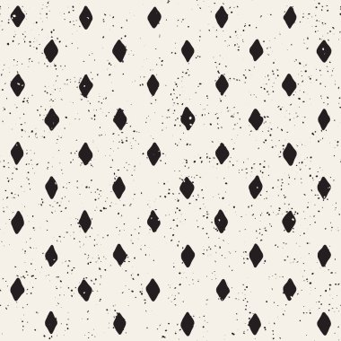 El ile Seamless Modeli hatları çizilmiş. Arka plan serbest fırça darbeleriyle. Siyah ve beyaz doku. Kağıt ambalaj için süsleme.