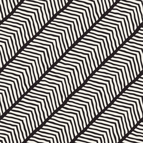 El ile Dikişsiz desen fırça darbeleriyle çizilmiş. Mürekkep doodle illüstrasyon. Geometrik tek renkli vektör desen.