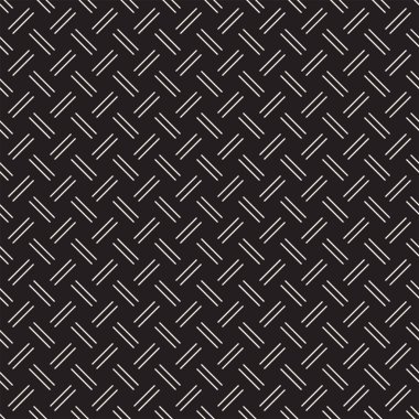 Vektör kesintisiz geometrik desen çapraz tarama. Grafik veya arka plan geçti. Damalı motif. Sorunsuz doku crosshatched kalın çizgiler. Kafes basit kumaş baskı.